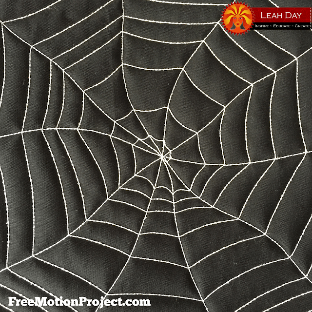 Let???s Quilt a Spooky Spider Web!